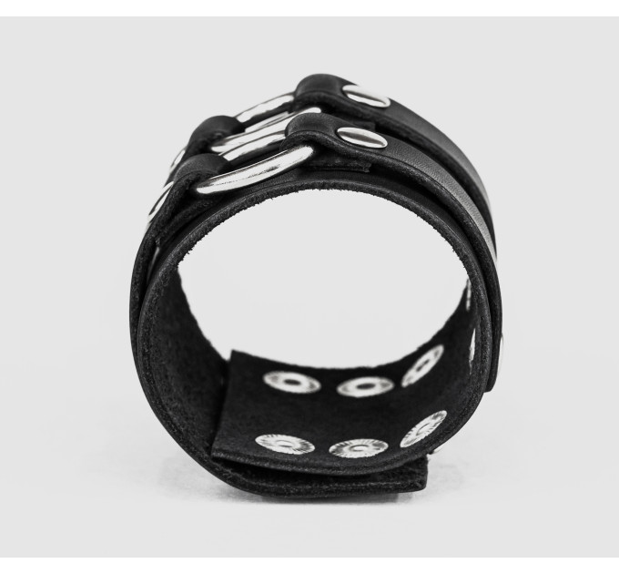 Широкий шкіряний браслет, код 3178