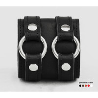 Широкий шкіряний браслет, код 3178ст