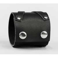 Широкий шкіряний браслет, код 3193