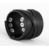 Широкий шкіряний браслет, код 3193ст