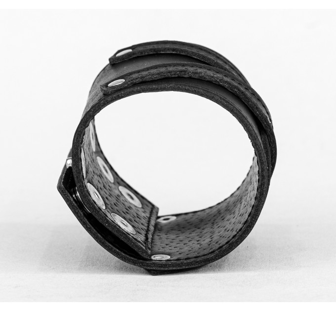 Широкий шкіряний браслет, код 3193ст