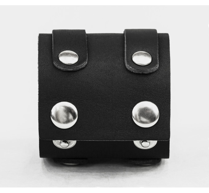 Широкий шкіряний браслет, код 3195