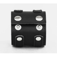 Широкий шкіряний браслет, код 3195ст