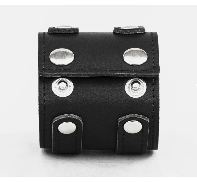 Широкий шкіряний браслет, код 3195ст