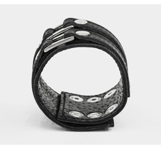 Широкий шкіряний браслет, код 3195ст