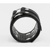 Широкий шкіряний браслет, код 3198ст