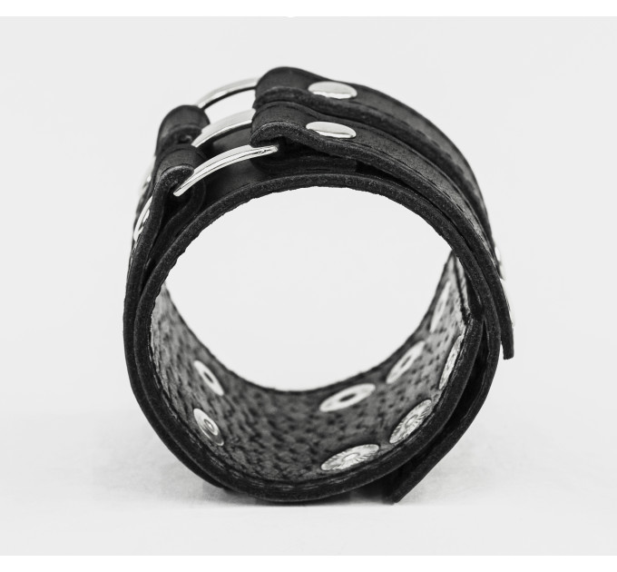 Широкий шкіряний браслет, код 3198ст