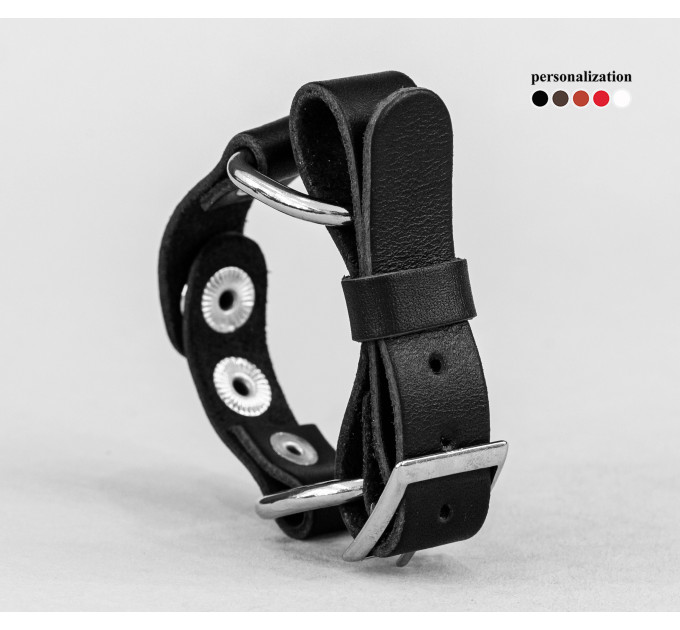 шкіряний браслет, код 3201