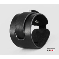 Широкий шкіряний браслет, код 3260