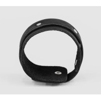 Широкий шкіряний браслет, код 3265