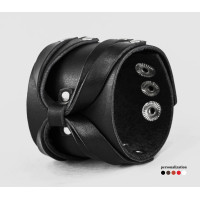 Широкий шкіряний браслет, код 3290