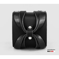 Широкий шкіряний браслет, код 3290