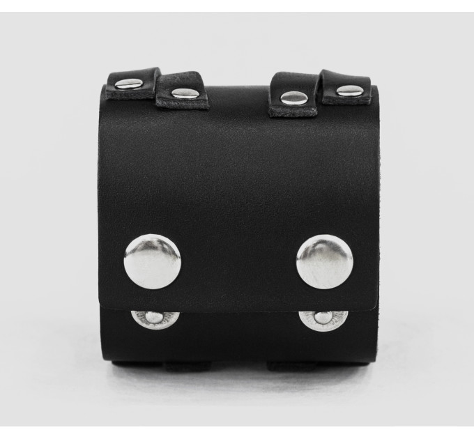 Широкий шкіряний браслет, код 3290