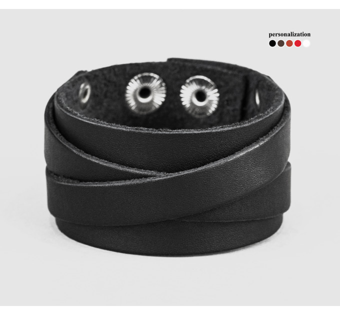 Шкіряний браслет, код 3291