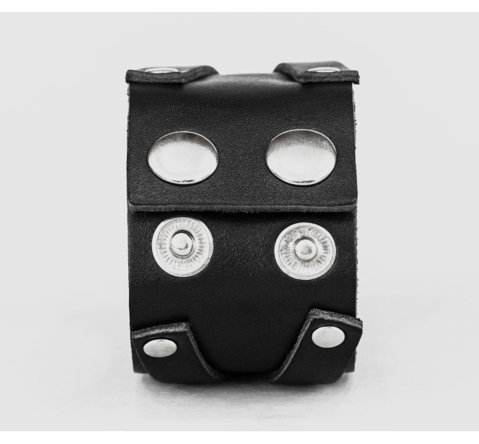 Широкий шкіряний браслет, код 3293