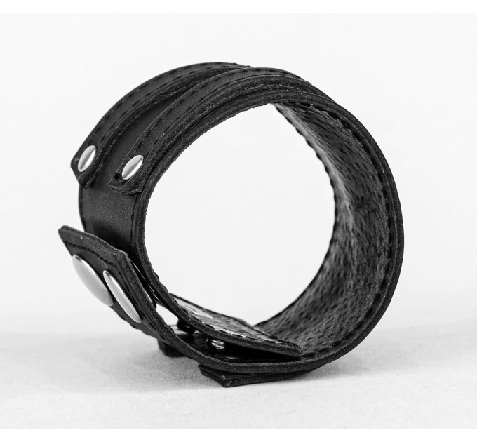 Широкий шкіряний браслет, код 3293ст