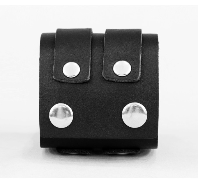 Широкий шкіряний браслет, код 3296