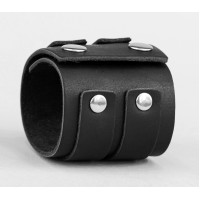 Широкий шкіряний браслет, код 3296