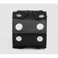 Широкий шкіряний браслет, код 3297ст