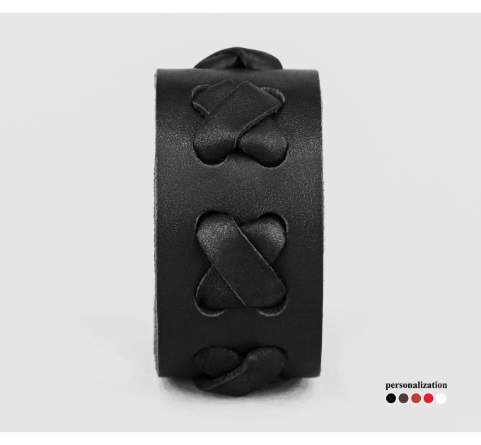 Шкіряний браслет, код 3310