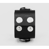 Широкий шкіряний браслет, код 3405