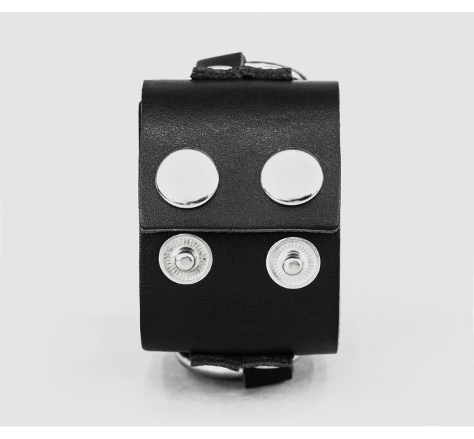 Широкий шкіряний браслет, код 3405