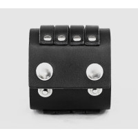 Широкий шкіряний браслет, код 3460