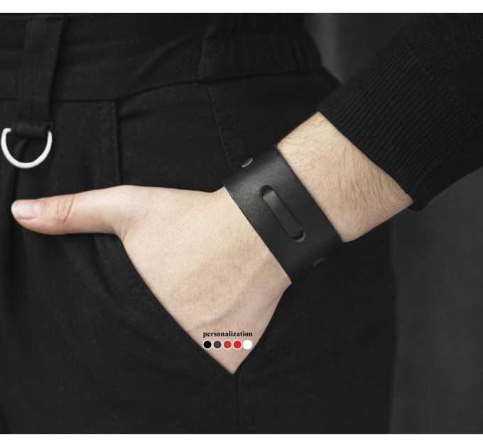 Шкіряний браслет, код 3521