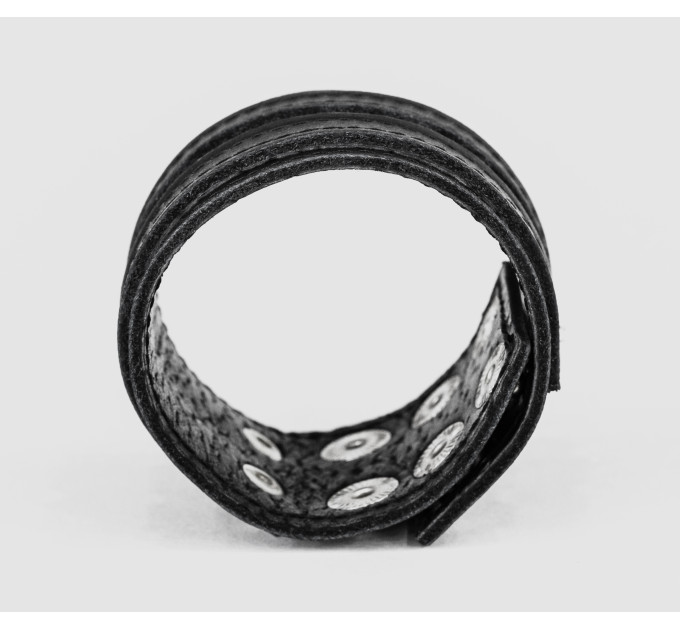 Широкий шкіряний браслет, код 3534ст