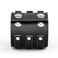 Широкий шкіряний браслет, код 3536ст