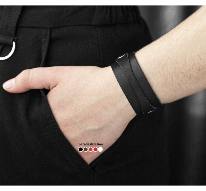 Шкіряний браслет, код 3540