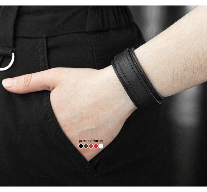 Шкіряний браслет, код 3542ст