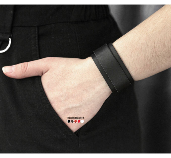 Шкіряний браслет, код 3543