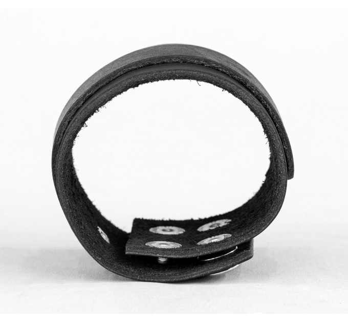 Широкий шкіряний браслет, код 3544