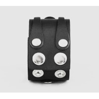 Широкий шкіряний браслет, код 3553