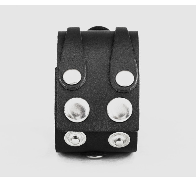 Широкий шкіряний браслет, код 3553