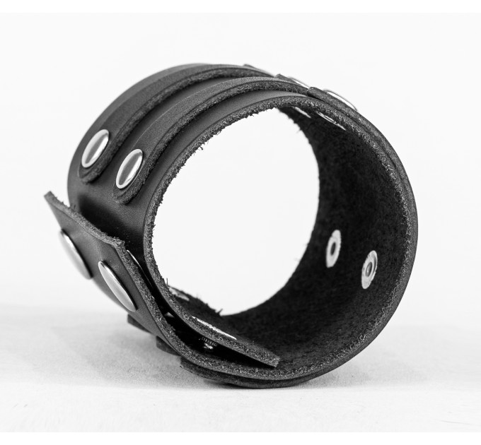 Широкий шкіряний браслет, код 3554