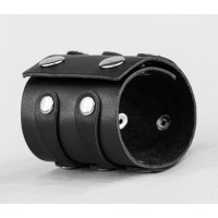 Широкий шкіряний браслет, код 3554