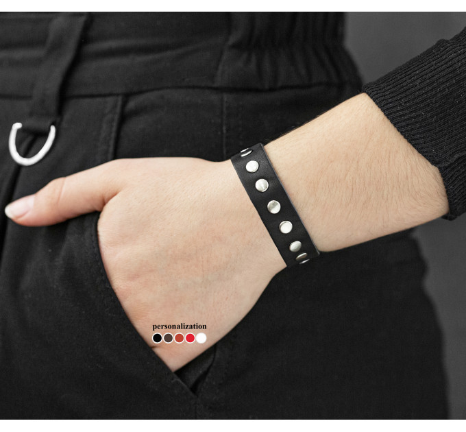 Шкіряний браслет, код 3556