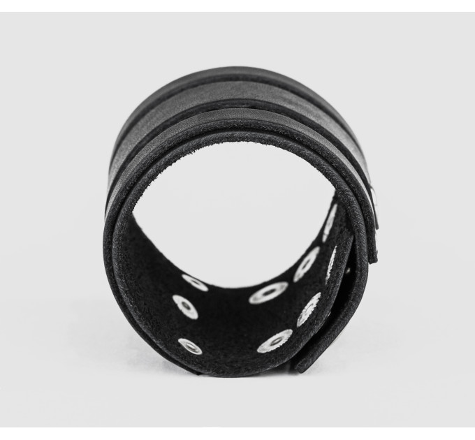 Широкий шкіряний браслет, код 3574