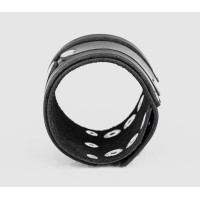 Широкий шкіряний браслет, код 3575