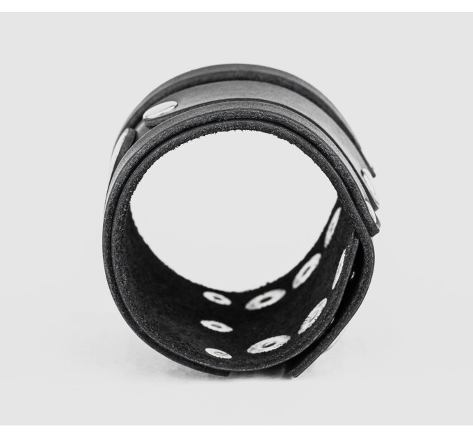 Широкий шкіряний браслет, код 3575