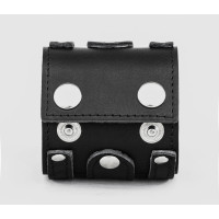 Широкий шкіряний браслет, код 3575ст