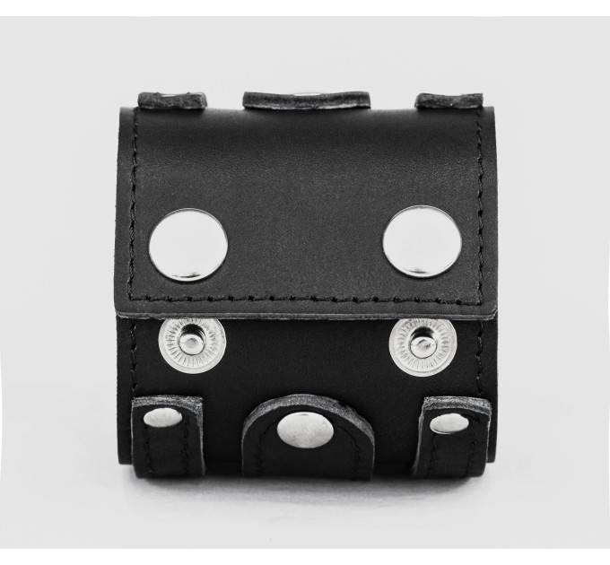 Широкий шкіряний браслет, код 3575ст