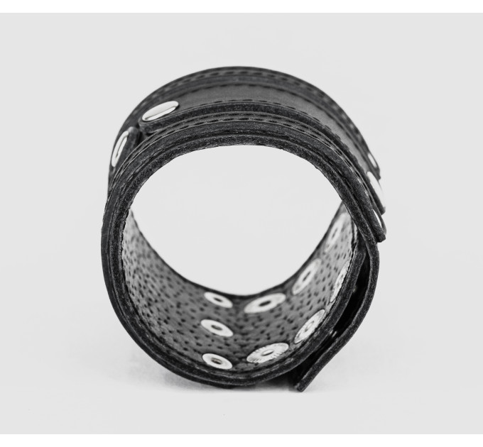 Широкий шкіряний браслет, код 3575ст