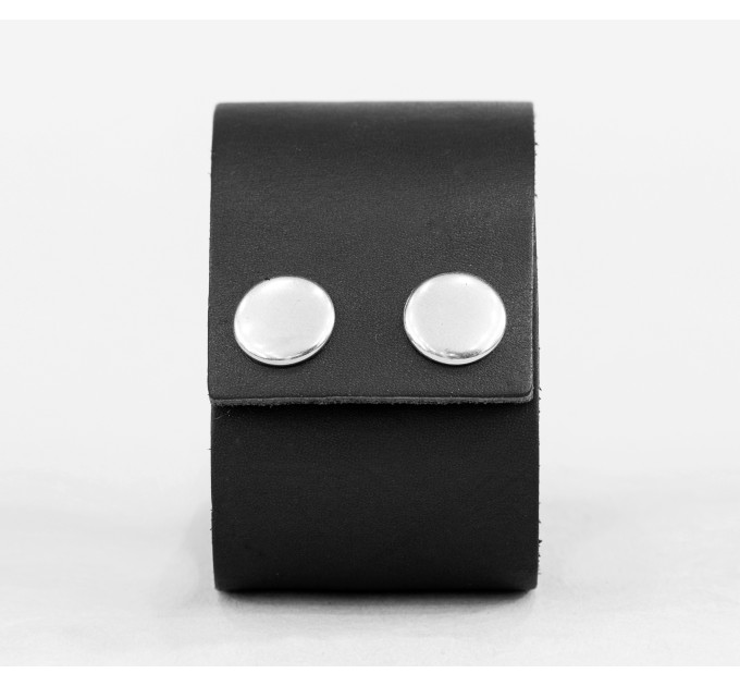 Широкий шкіряний браслет, код 3602