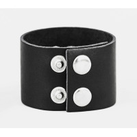 Широкий шкіряний браслет, код 3621