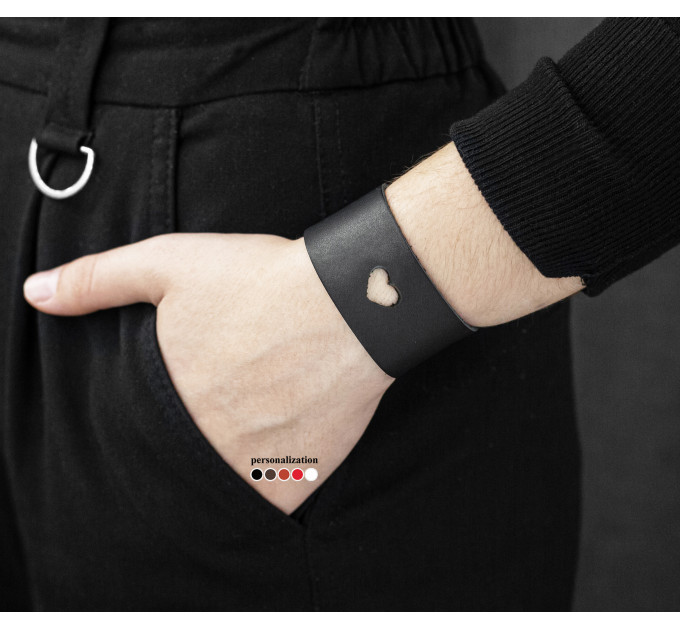 Шкіряний браслет, код 3622