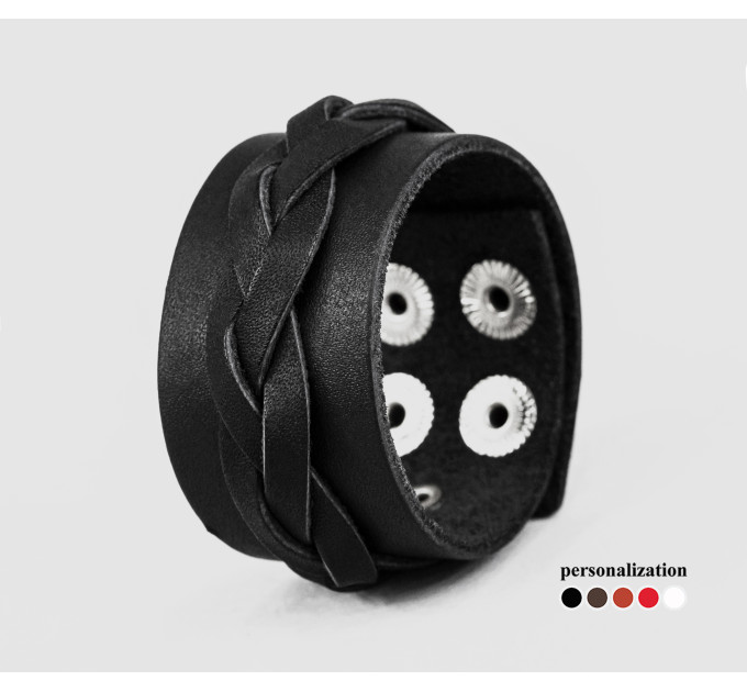 Шкіряний браслет, код 3631