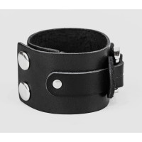 Широкий шкіряний браслет, код 3745